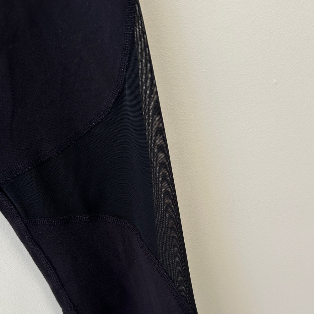 ALO Yoga Black Mesh Leggings - Picture 6 of 16